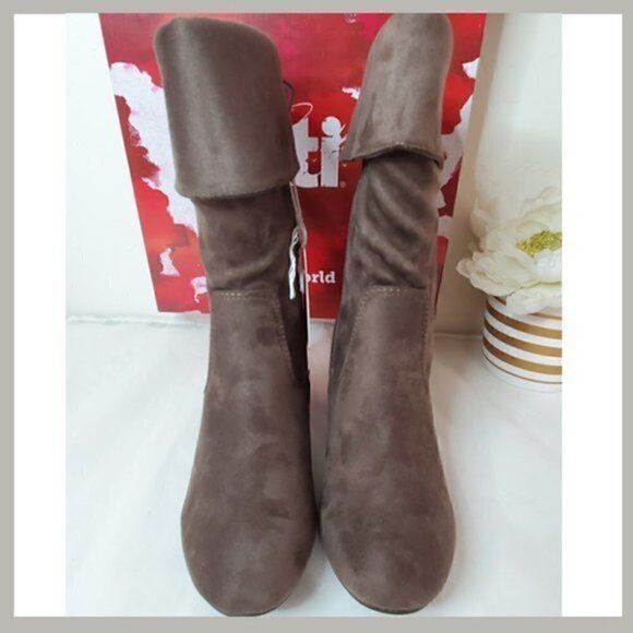 Taupe & Brown Ankle Boots – Size 7 🍂 - Picture 8 of 10